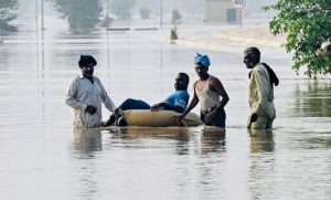Floods in Punjab inundated several villages!