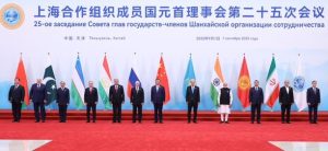 Group photo of leaders of SCO member states and heads of SCO