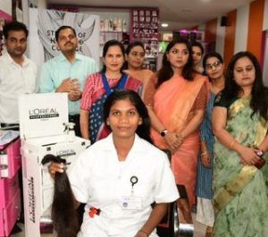 Hair donation drive by Health Care Global!