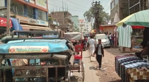 Traffic Jam near Bhagalpur railway station!