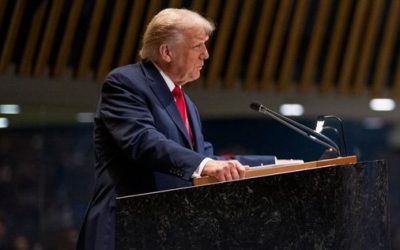 US President Donald Trump at UNGA on Tuesday !