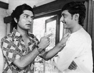 Still from Choti si Baat Asrani with Amol Palekar.