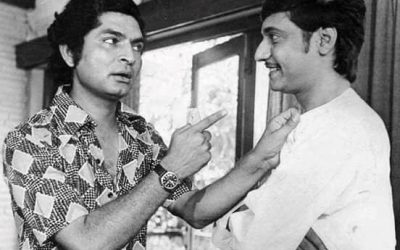 Still from Choti si Baat Asrani with Amol Palekar.