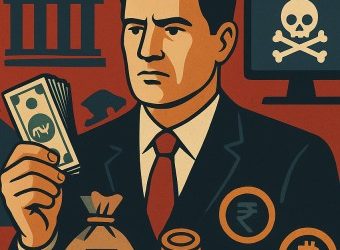 A representative image of financial frauds in India.