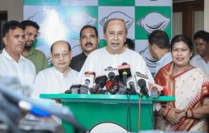 Former Odisha CM Naveen Patnaik during campaign for Nuapada bypoll.