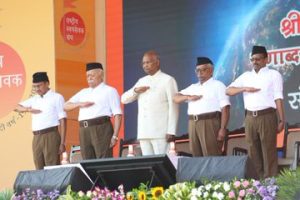 Former President of India Ram Nath Kovind at RSS centenary event on Thursday!