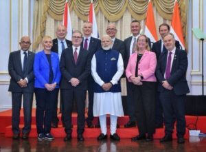 India and UK PMs with vice chancellors of UK varsities !