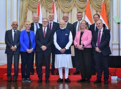 India and UK PMs with vice chancellors of UK varsities !