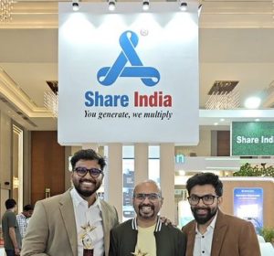 Exhibition at Finbridge Ahmedabad with Share India Securities.