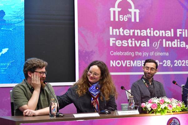 Director Harold Rossi at IFFI Goa.