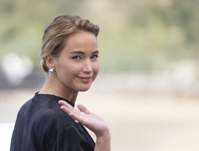 Jennifer Lawrence at the San Sebastián Film Festival.