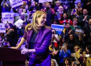 Mikie Sherrill, Governor-Elect for the great state of New Jersey, after her victory.