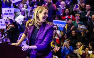 Mikie Sherrill, Governor-Elect for the great state of New Jersey, after her victory.
