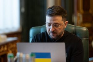 Ukrainian President Volodymyr Zelensky.