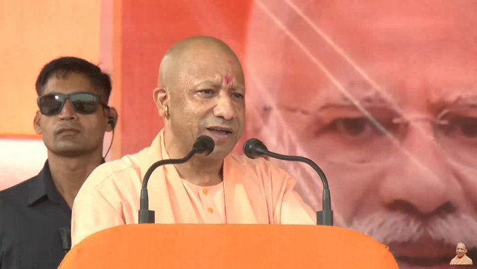 Uttar Pradesh Chief Minister Yogi Adityanath during Bihar poll campaign.