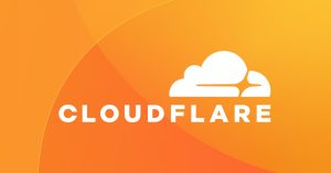 Cloudfare logo.