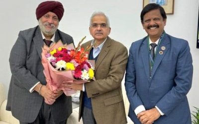 Charanjot Singh Nanda, President ICAI, met Shaktikanta Das, Principal Secretary to the Prime Minister.