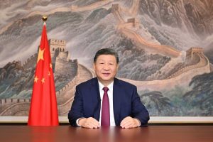 Chinese President Xi Jinping addresses on New Year eve.