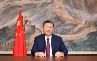 Chinese President Xi Jinping addresses on New Year eve.