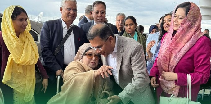 Former Bangladesh Prime Minister Khaleda Zia.