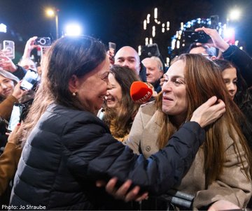 Nobel Peace Prize winner María Corina Machado in Oslo.