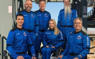 Wheelchair-Bound Engineer Defies Gravity as she becomes First Paraplegic Blasts Past Space Boundary.