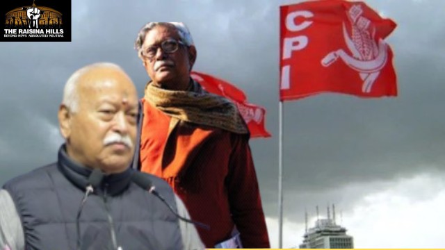 RSS chief Mohan Bhagwat and CPI 100 years.