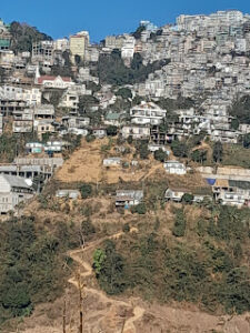 Aizwal city on Sunday.