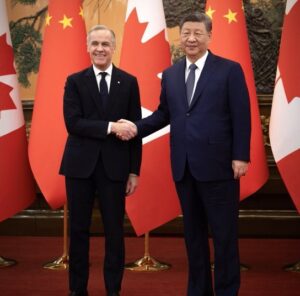Canada's Prime Minister Mark Carney meets Chinese President Xi Jinping in Beijing.