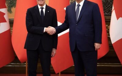 Canada's Prime Minister Mark Carney meets Chinese President Xi Jinping in Beijing.