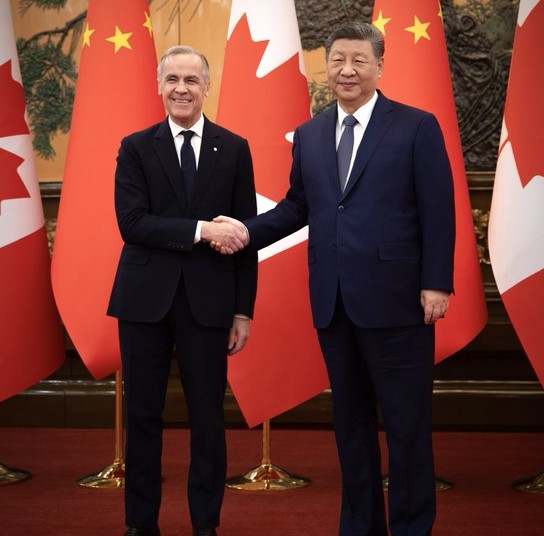 Canada's Prime Minister Mark Carney meets Chinese President Xi Jinping in Beijing.