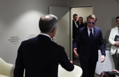 Canadian Prime Minister Mark Carney meets French President Emmanual Macron on sidelines of WEF, Davos.