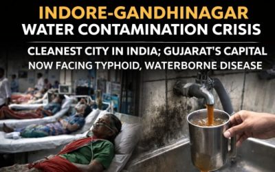 A representative image of typhoid outbreak.