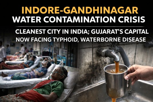 A representative image of typhoid outbreak.