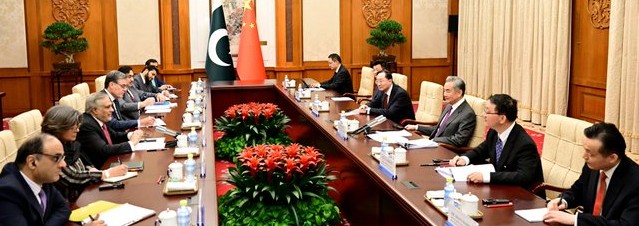 China FM Wang Yi at the Seventh Round of China-Pakistan FMs’ Strategic Dialogue.