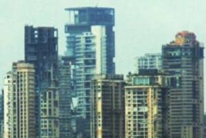 High rise under construction in Delhi.