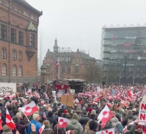 Massive protests breakout in Denmark against Donald Trump's rhetoric on Greenland.