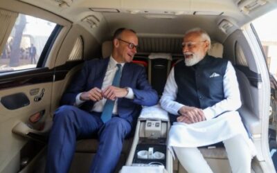 PM Modi hosts Chancellor Friedrich Merz.
