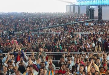Prime Minister Narendra Modi's Assam rally saw a strong turnout of supporters.