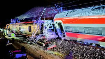 Spain high speed train accident.