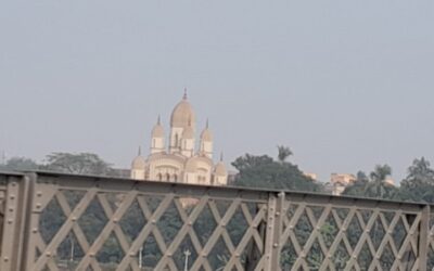 Victoria Memorial in Kolkata under a spell of heavy haze on Tuesday.