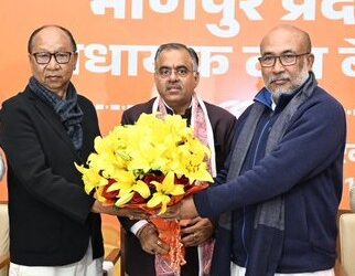 BJP legislative party elected Y Khemchand as leader.