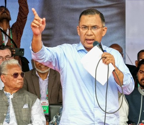 BNP Chairman Tarique Rahman’s election rally in Barishal.