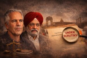 A representative image of Epstein Files and India connections.