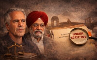 A representative image of Epstein Files and India connections.