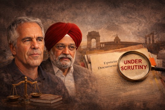 A representative image of Epstein Files and India connections.