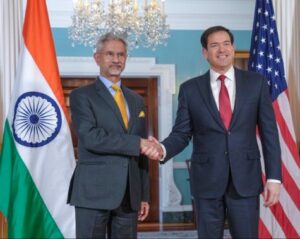 EAM S Jaishankar with US Secretary of State Marco Rubio in Washington.