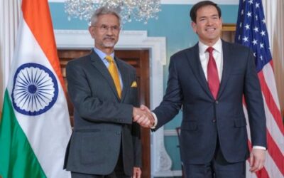 EAM S Jaishankar with US Secretary of State Marco Rubio in Washington.