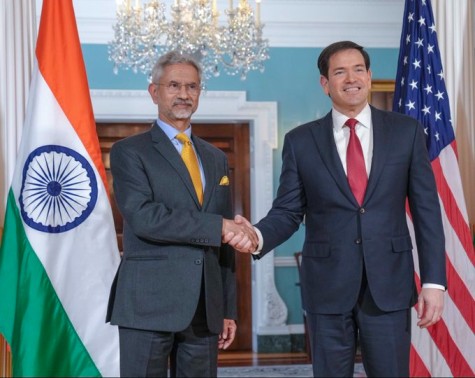 EAM S Jaishankar with US Secretary of State Marco Rubio in Washington.