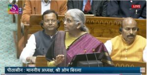 Finance Minister Nirmala Sitharaman presents Budget 2026